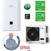 8kW FISHER FHF-WHS-081CE3-Version B Levegő-víz hőszivattyú (hidraulikus egység+kültéri egység) R32, 230V,WIFI